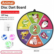 Jeu de fléchettes en forme d'animaux, boule collante, lapin, jouet éducatif interactif pour la famille, cadeau