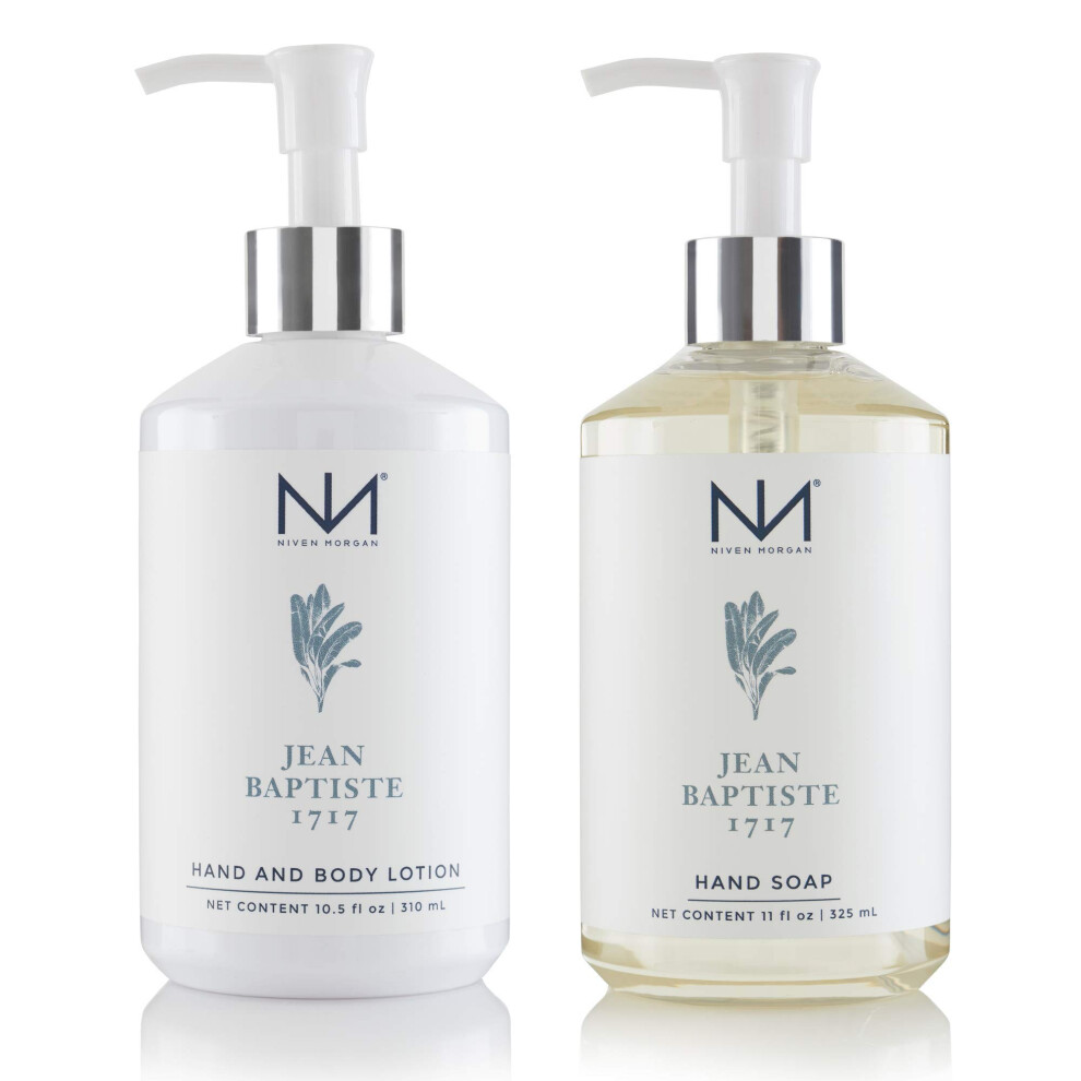 Thompson & Morgan Niven Morgan Jean Baptiste 1717 Hand Soap And Lotion Set