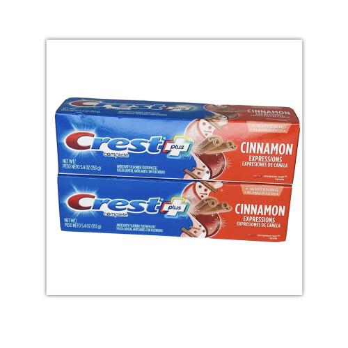 Crest Crest Plus Complete + Whitening Cinnamon Rush Expressions 5,4 oz 2 scatole