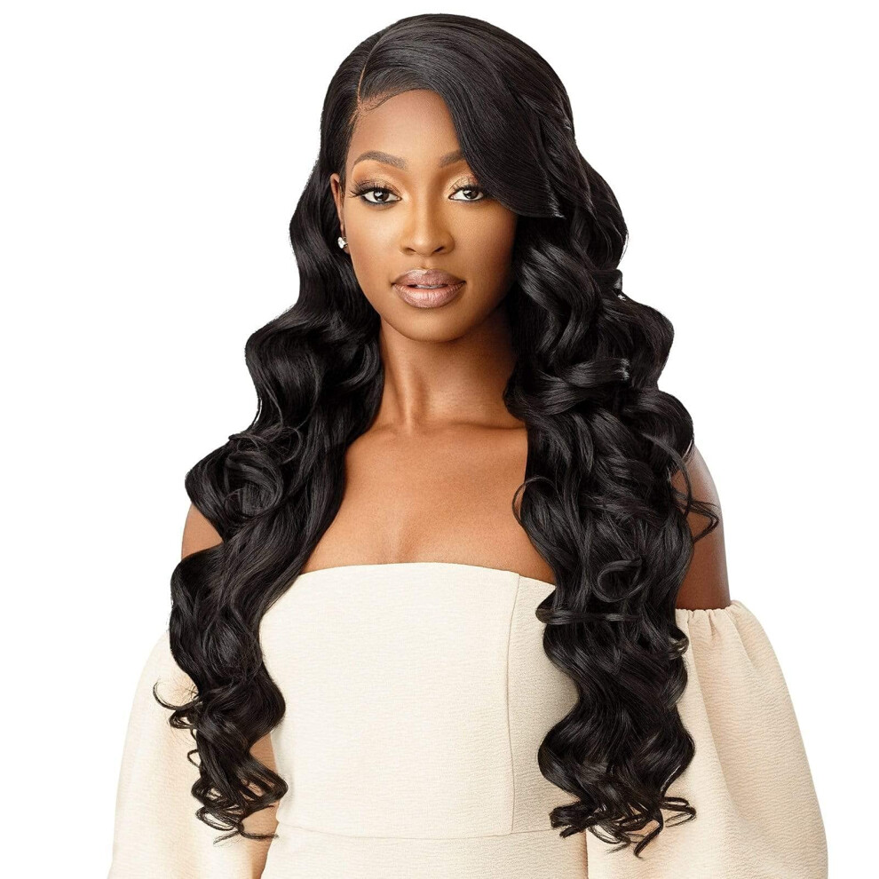 Outre Unisex Brown Melted Hairline Synthetic Hd Lace Front Wig - Chandell (Dr2/Gingerbrown)