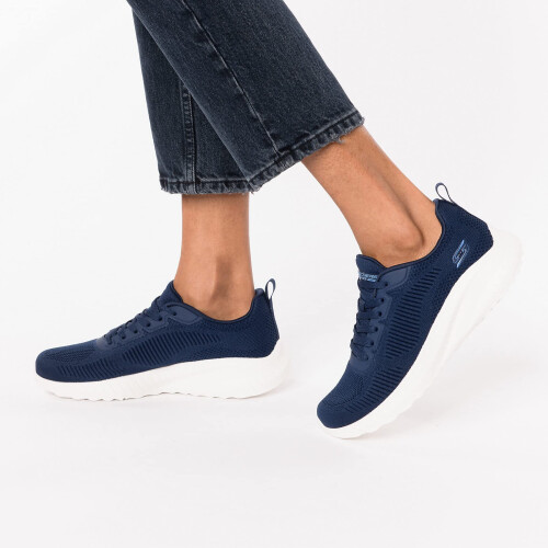 Skechers Skechers Women's Bobs Squad Chaos - Face Off Sneaker  Navy  10 1