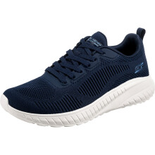 Skechers Women's Bobs Squad Chaos - Face Off Sneaker Navy 10
