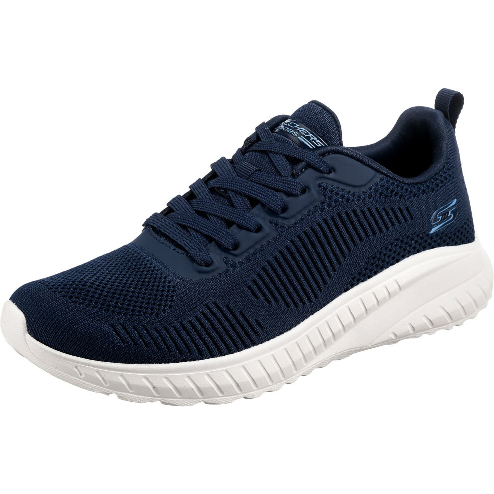 Skechers Women's Bobs Squad Chaos - Face Off Sneaker Navy 10