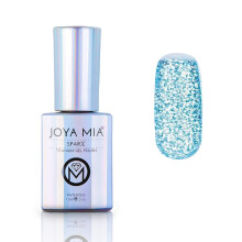 JOYA MIA Glitter gel neglelak Platin gel neglelak SparX Smuk Titanium Sparkle Gel Polish (SPX-37)