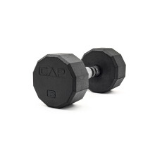 CAP Barbell unisex adult 12-Sided Series 12 Sided Coated Dumbbell Black 5-Pound US