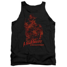 Trevco Sportswear WBM693-TK-4 Nightmare on Elm Street Chest of Souls Adult Tank Top, Black - Extra Large