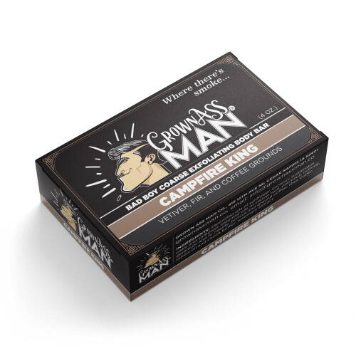 Grown Ass Man Co. Body Bars (Campfire King (Coarse Exfoliant) Single) 1