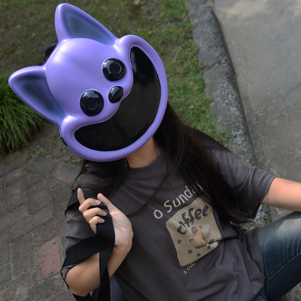 Smiling Poppy Critters Playtime Catnap Mask Horror Gift Game Derivative Purple