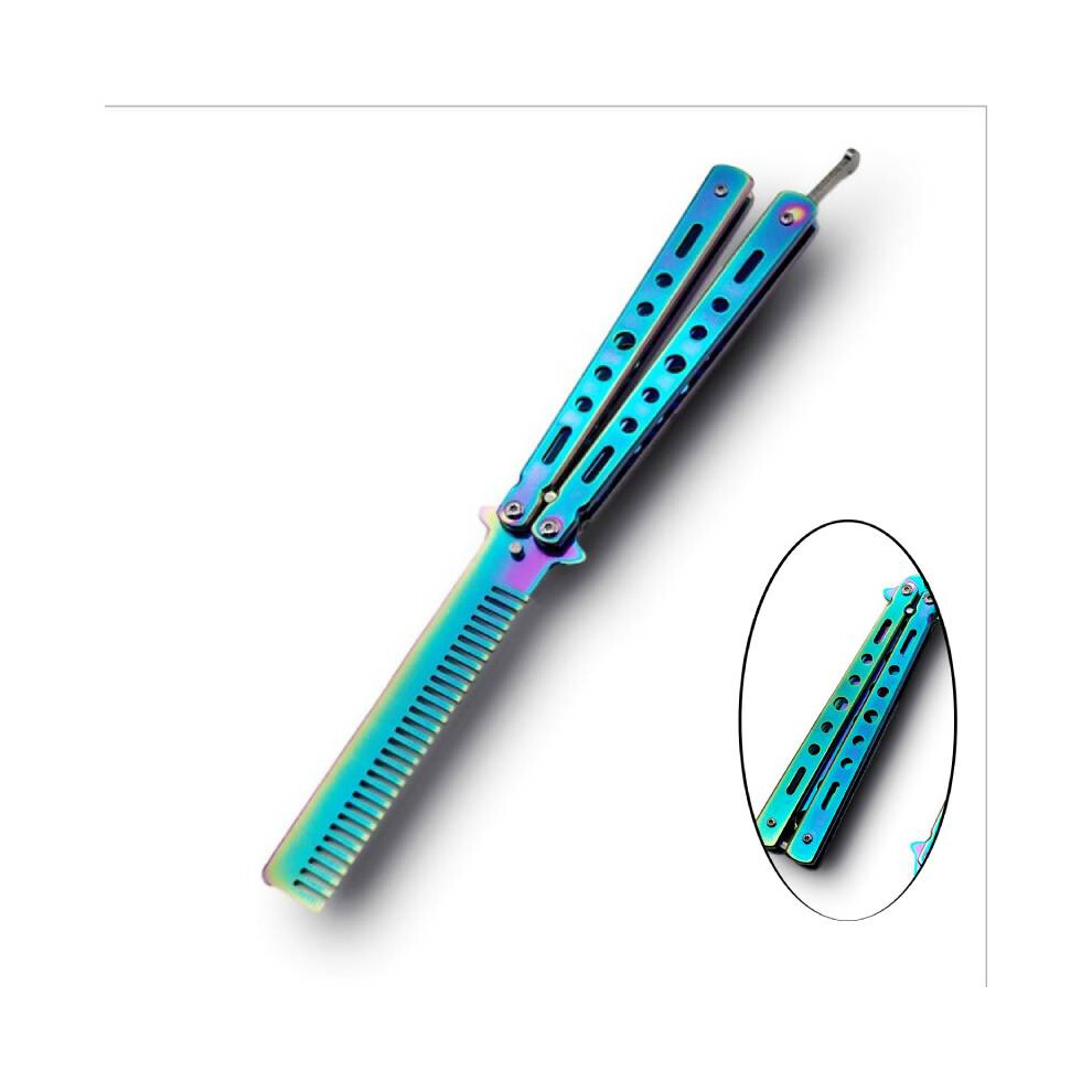 New (Comb) Practice Balisong Butterfly Toy Trainer High Quality Exercise Tool Bottle Opener