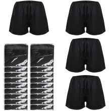 Kekafu - 50 calzoncillos b   xer negros desechables para hombre, ropa interior profesional de sal   n, para spa
