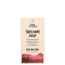 Four Reasons Original Takeaway Color - Red Hot Chili - 7.66 Red - Demi-Permanent Hair Color - Ammonia-Free and Fragrance-Free Hair Dye - 100% Veg