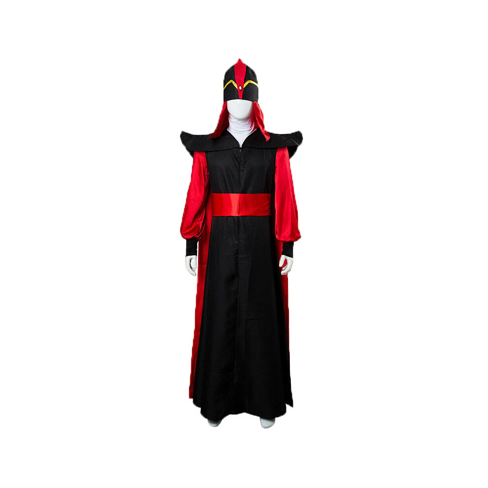 (M) Return The Aladdin Of Jafar Cosplay Robe Cloak Cape Hat Wizard Costume Outfit Not,Specified