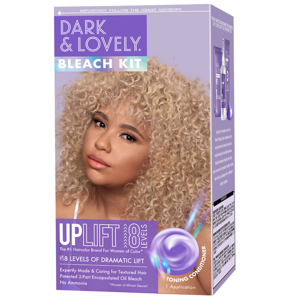 SoftSheen-Carson Interbeauty Dark and Lovely Uplift Hair Bleaching Kit for Dark Hair Bleach Blonde Hair Dye Kit includes Hair Bleach Powder Cream D-image-OPC-PFM797S-NEW