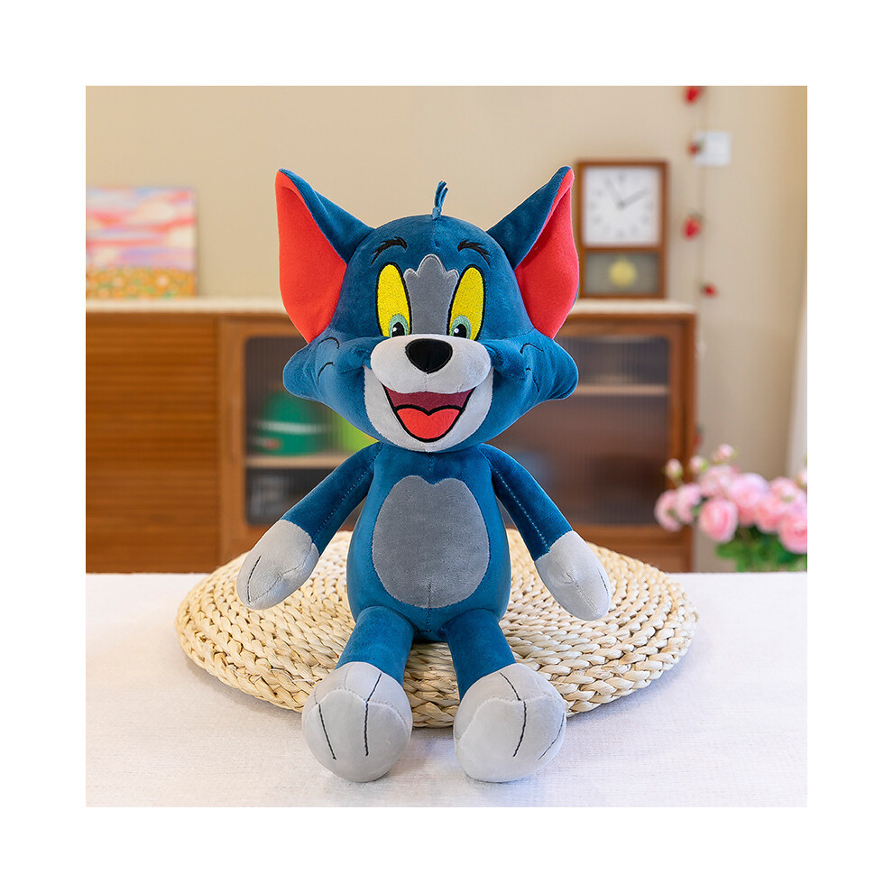 (Tom, 55cm/21.7in) And Jerry Tom Plush Toy Pillow Stuffed Doll Kids Valentines Day Gift Cartoon