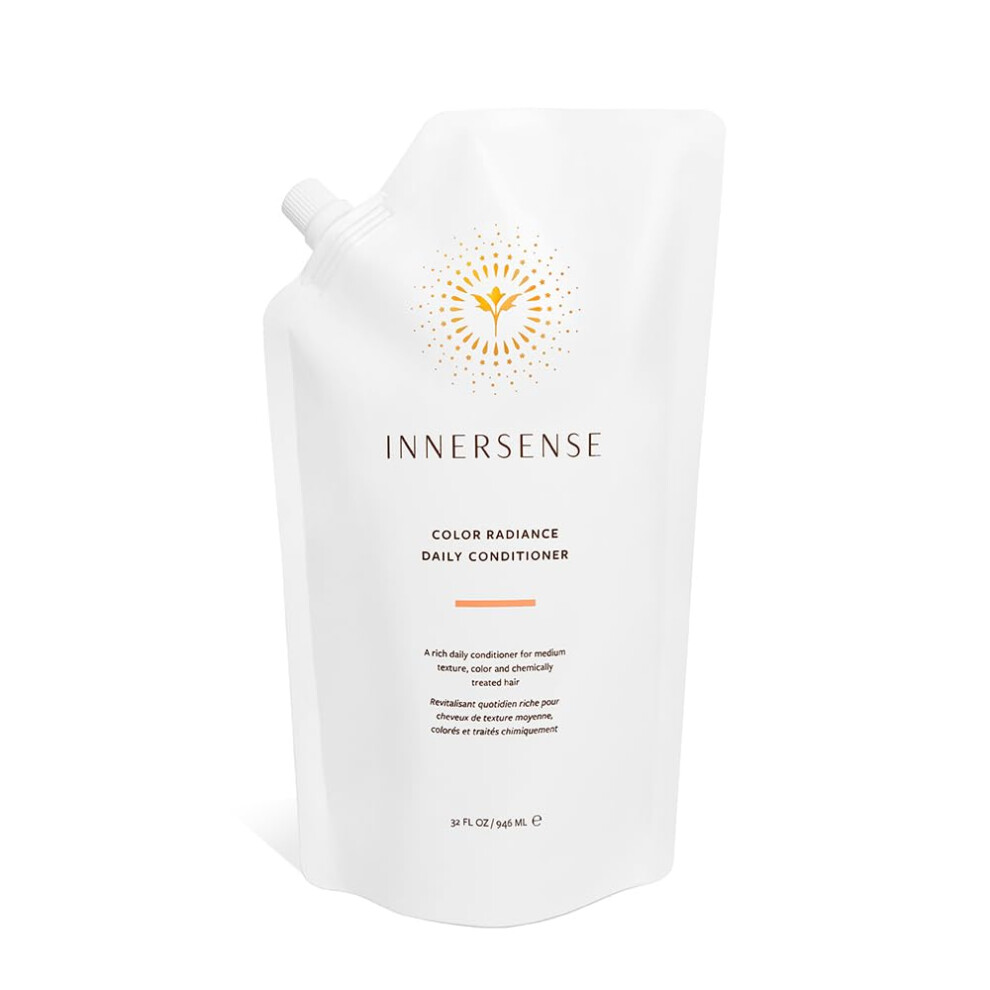 Photos - Hair Product INNERSENSE Organic Beauty - Natural Color Radiance Daily Conditioner | Non-Toxic Cruelty-Free Clean Haircare (Refill Pouch 3