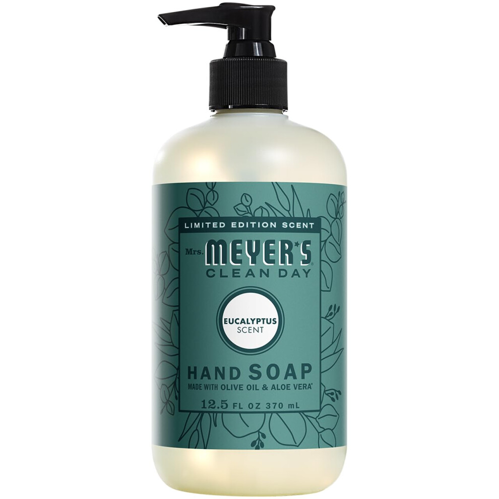 ?A?A??St???? T?? ????A? ????E? Mrs. Meyer's Clean Day Hand Soap - Eucalyptus - 12.5 Fl Oz