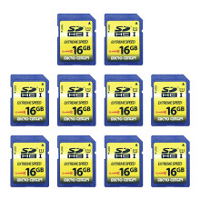 INLAND 16GB Class 10 SDHC Flash Memory Card 10 Pack Standard Full Size SD Card USH-I U1 Trail Camera Memory Card fra Micro Center (10 Pack)