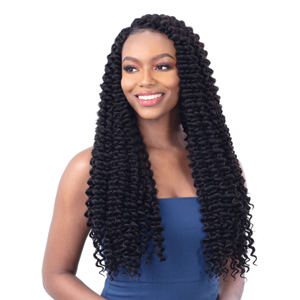 Tresses Au Crochet Freetress Volume Naturel 3X Joyfull Curl 20"" (Lot De 5)-image