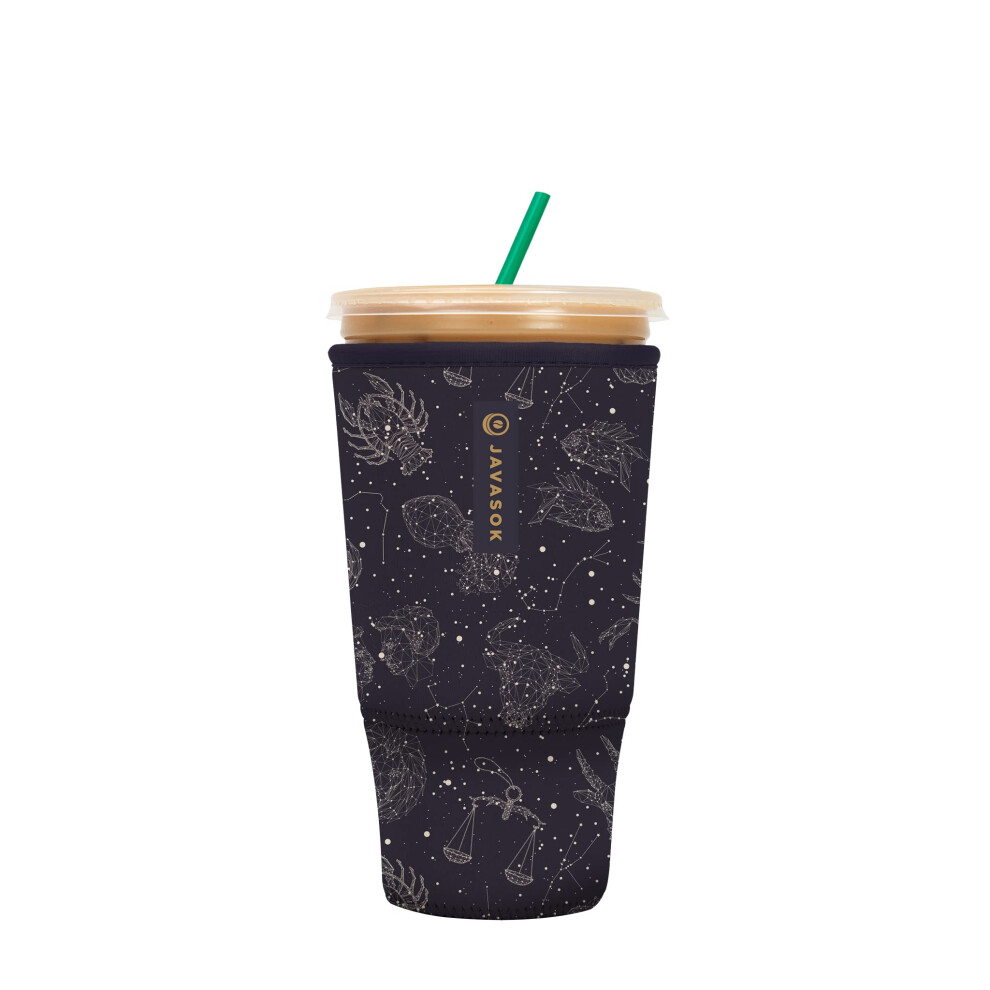 Sok It Java Sok Eiskaffee & Kalte Limonade, Isolierte Neopren-Becherh Lle (Zodiac Sky Xxlarge: 44 48 Oz)-image
