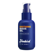 Freebird Scheergel voor Mannen - 60mL Ultra Glad, Gevoelige Huid Formule Ideaal voor Precisie Scheren, Hydraterend met Aloë Vera