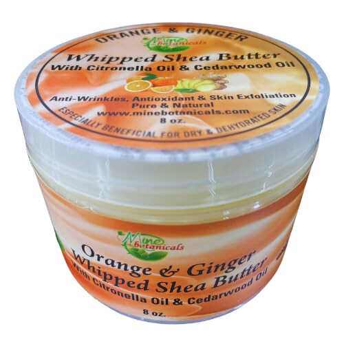 Mine Botanicals Orange & Ingwer geschlagene Sheabutter