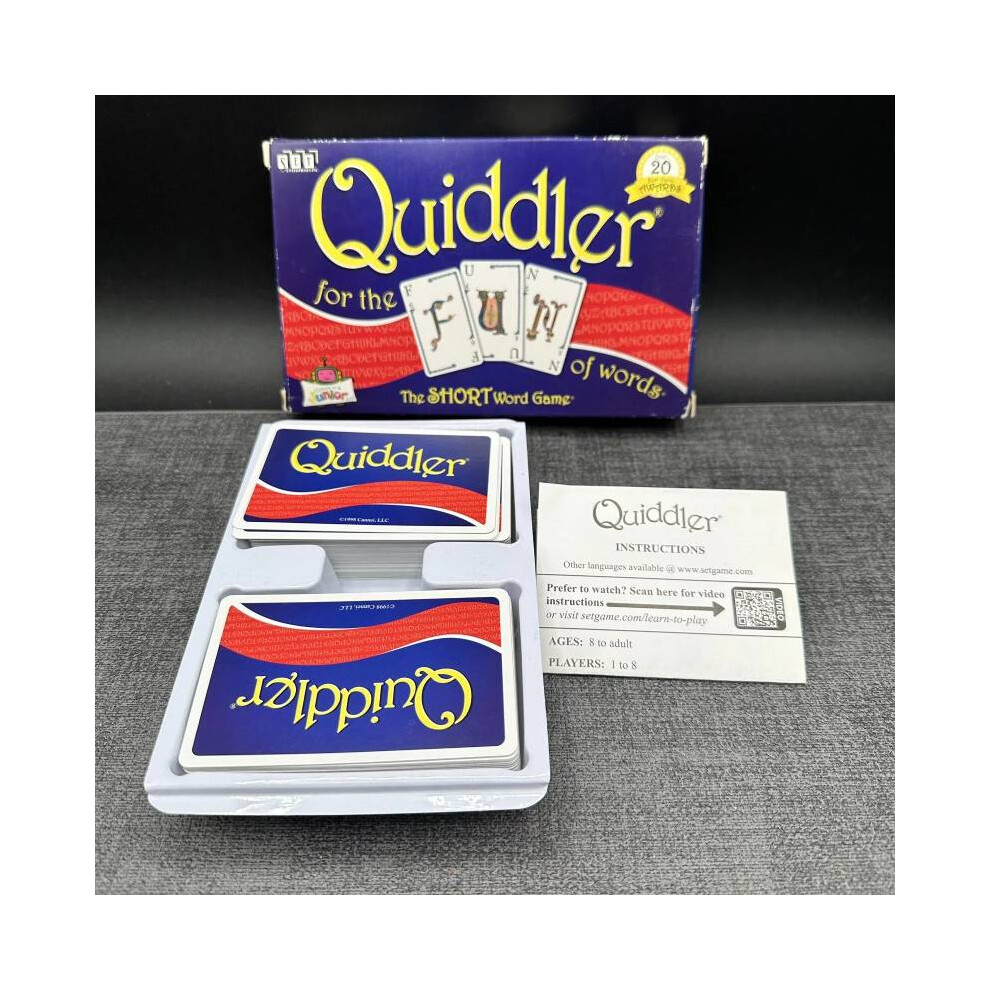 Quiddler Board Games Cards Games Family Party Adult Entertainment Solitaire