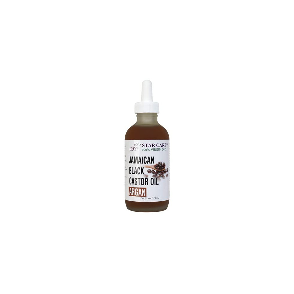 STAR CARE 100% Virgin Jamaican Black Castor Oil 4oz/ 120ml (Argan)