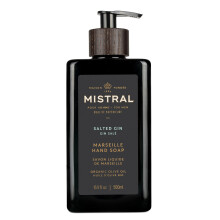 Mistral Natuurlijke handzeep voor heren, gezouten gin