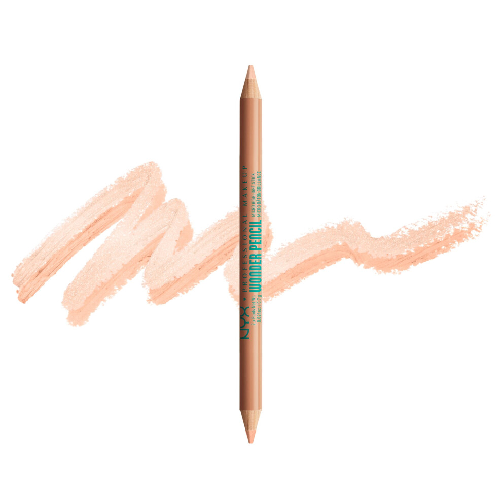 NYX PROFESSIONAL MAKEUP Wonder Pencil  Multi-Use Micro Highlighter & Concealer Stick - Medium Peach