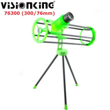 (76300) Space Telescope Monocular 76300 (76/300mm) Newtonian Reflector Astronomical Telescope Green 3 inch For Beginner Gift