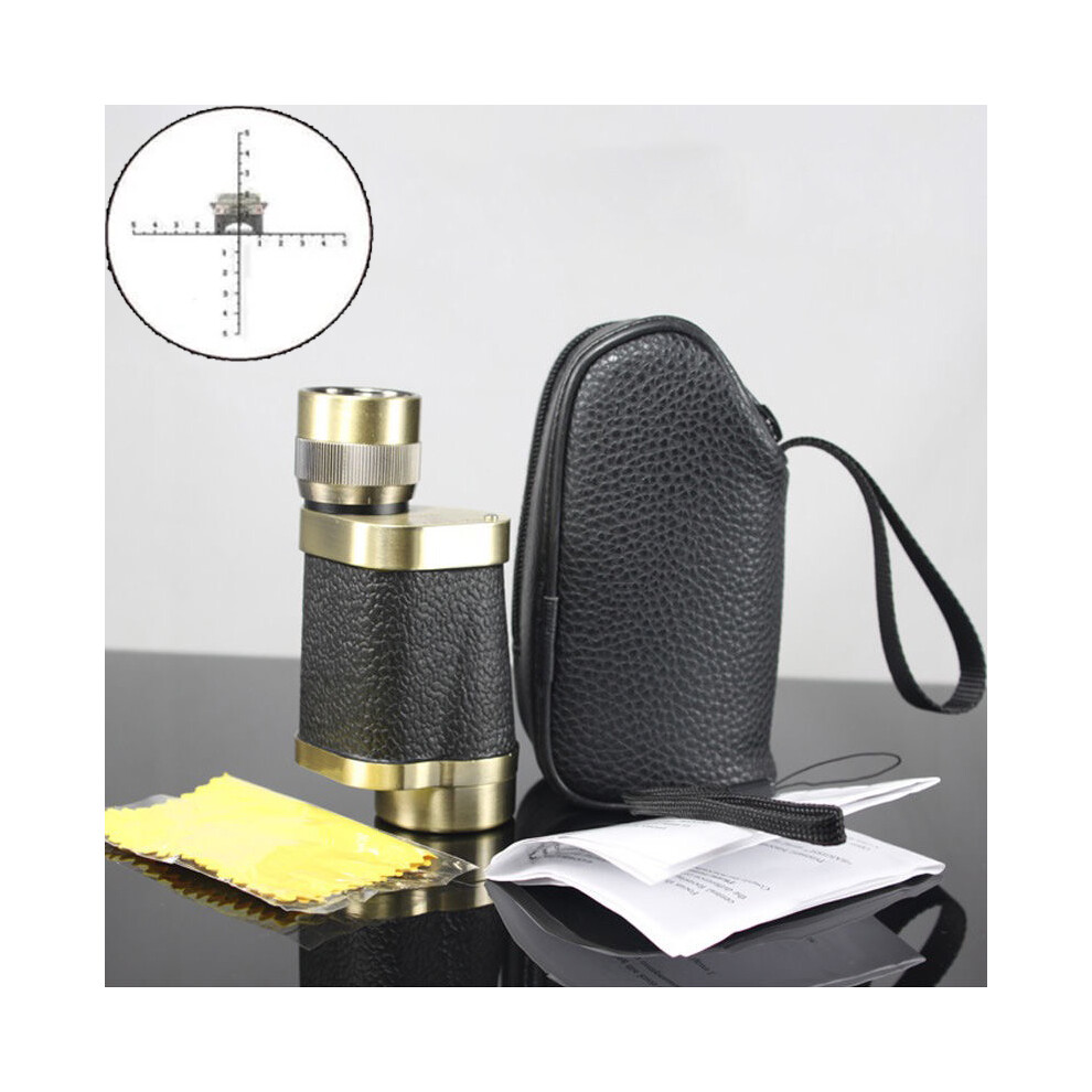 (8X30 ) Monoculars 8X30 Telescope 62 Type Russian Powerful Hd Professional Military Spyglass With Rangefinder Long Range Binoculars Golden 9438795343421