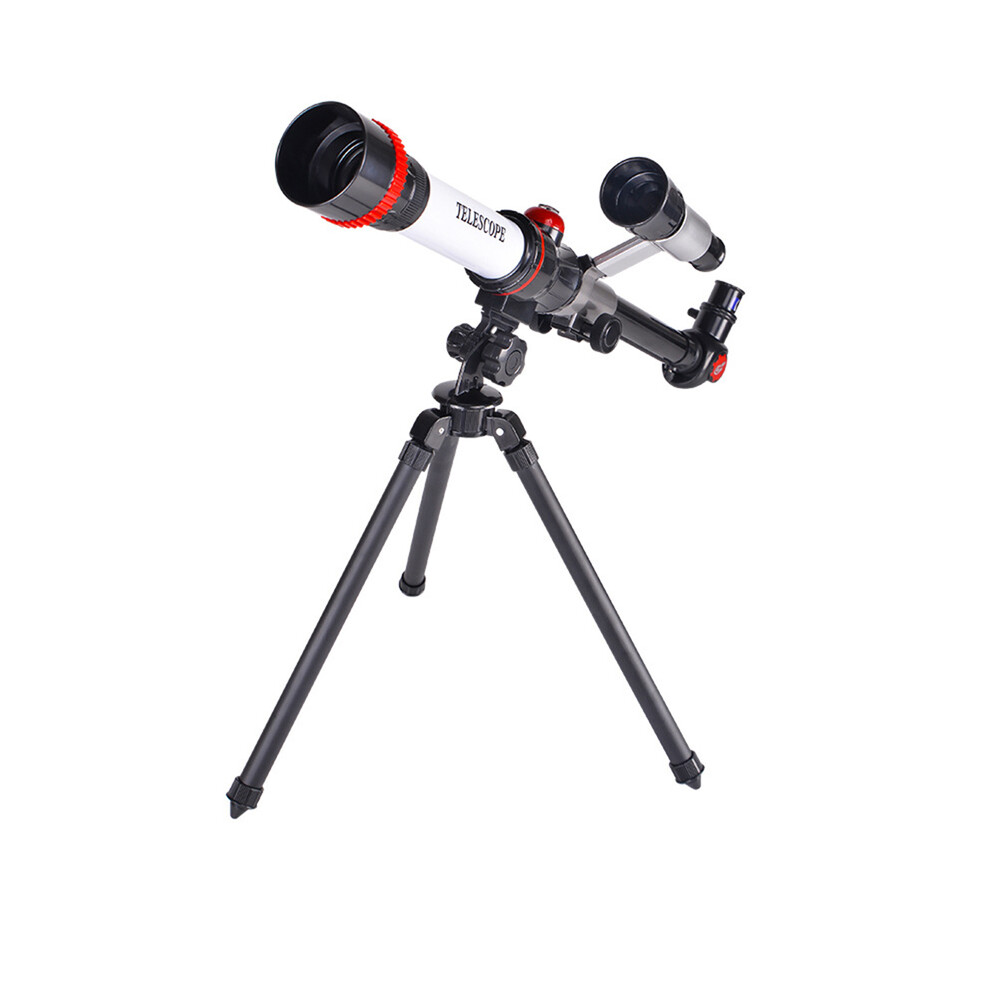 (Red) Children Monocular Telescope Astronomical Telescope Stargazing Monocular With Tripod Use For Science Experiment Simulate/Camping Red 9438795344176