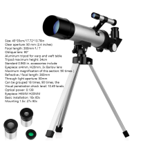 (E) HD High Magnification Professional Astronomical Telescope Children Students Dual-Use Science Experiment Monocular Binoculars