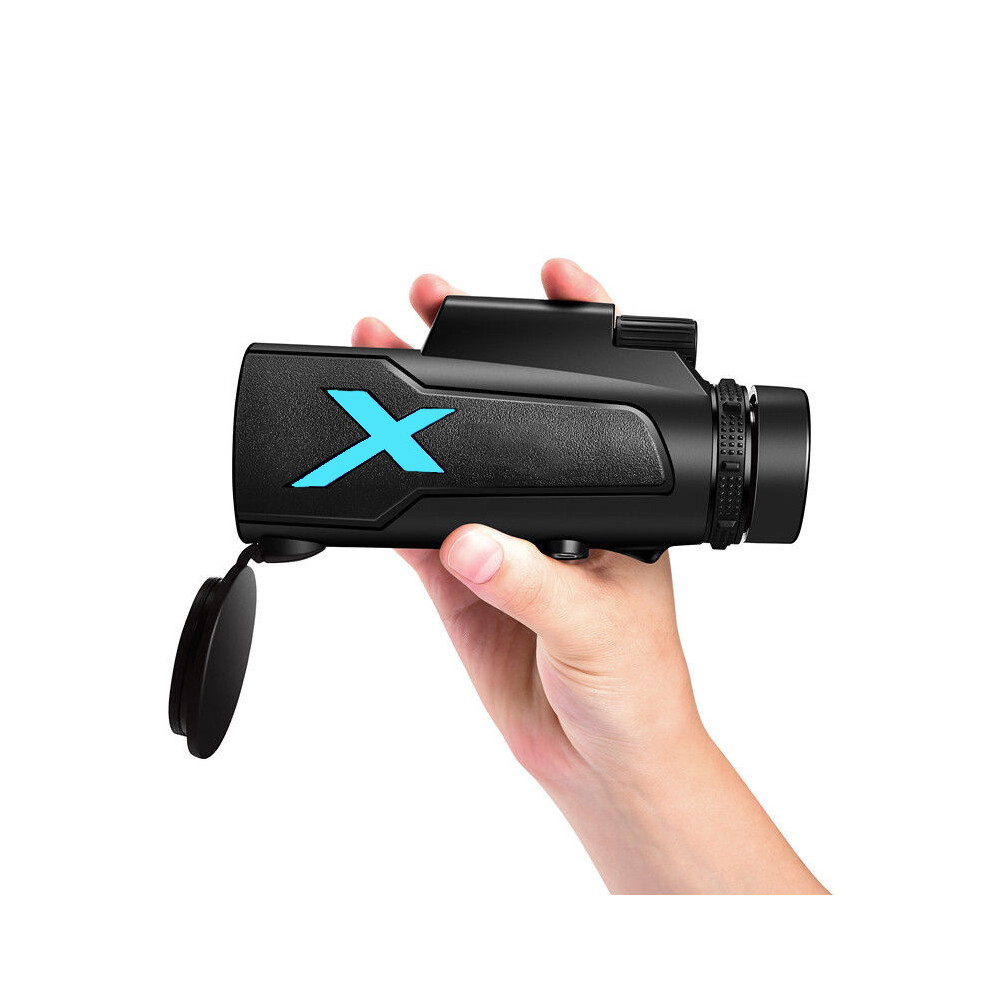 (Telescope) 12X Zoom Hd 5000M Bak4 Portable Professional Monocular Powerful Binoculars Long Range Telescope Low Night Vision Hunting Tourism 9438795344619