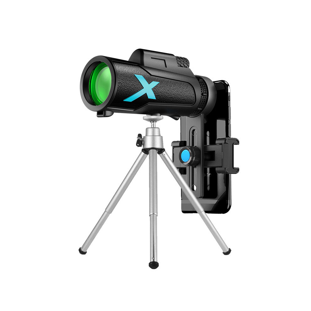 (Set) 12X Zoom Hd 5000M Bak4 Portable Professional Monocular Powerful Binoculars Long Range Telescope Low Night Vision Hunting Tourism 9438795344626
