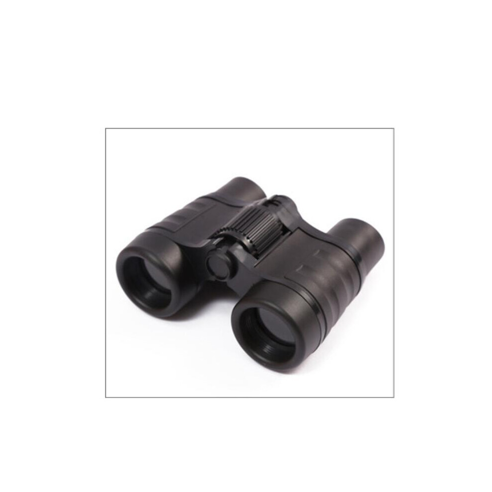 (Black) Adjustable Binoculars 4X30 Telescope Rubber Non-Slip Children's Portable Gift Children's Outdoor Educational Learning Binoculars Black 9438795345166