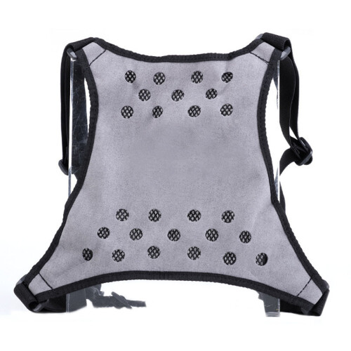 (Gray) Binoculars Shoulder Strap Adjustable Telescope Harness Strap Large Perforated Rear Panel Elastic Straps For Binoculars Accessory