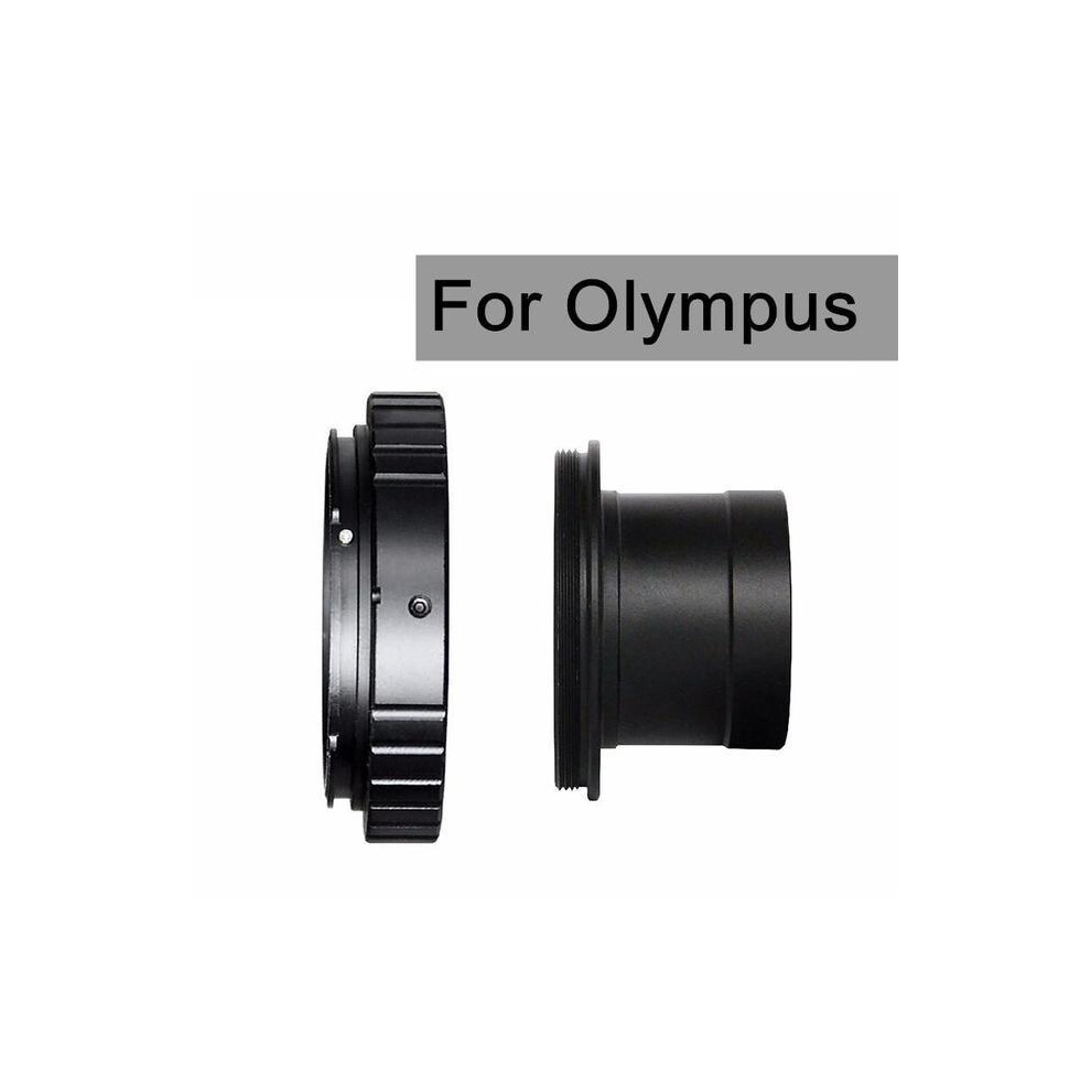 (2In1 For Olympus) 1.25" T-Mount Metal Telescope Adapter And Canon Eos Nikon Sony Slr/Dslr Cameras T-Ring Astronomical Telescope Photography 9438795342530