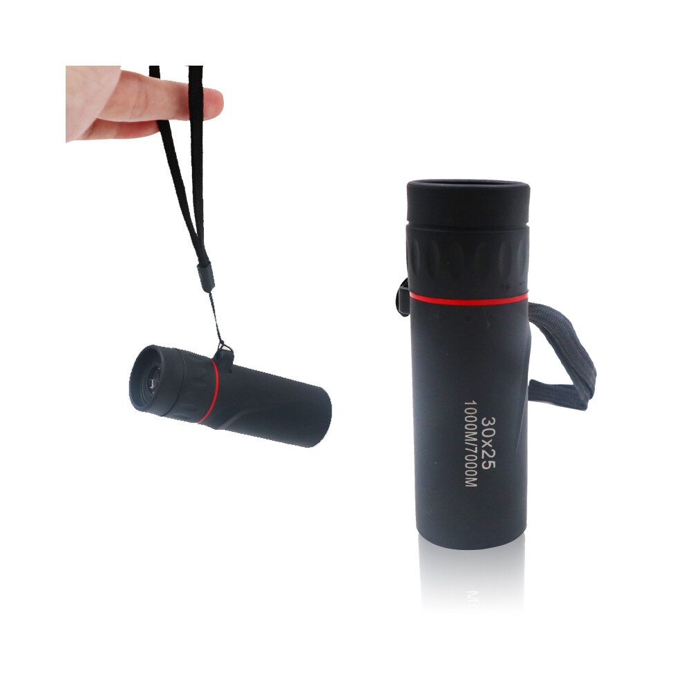 () Hd 30X25 Monocular Telescope Binoculars Zooming Focus Film Binoculo Optical Hunting High Quality Tourism Scope Black/Green 9438795342707