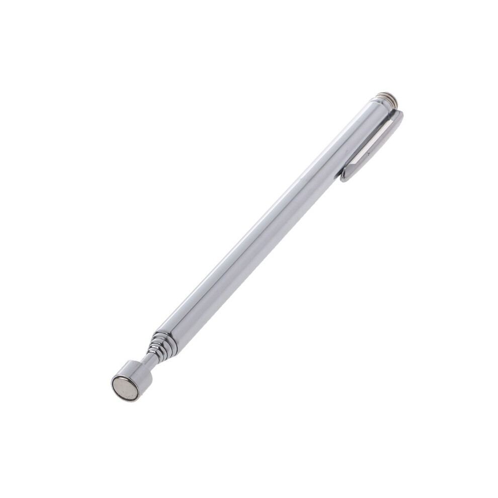 (Silvery) Portable Telescopic Easy Magnetic Pick Up Rod Stick Extending Magnet Handy Tool Telescopic Magnetic Pick Up Pen 9438795339165