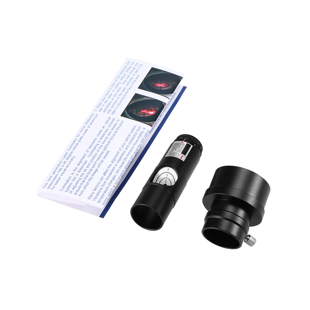 (Telescope) 1.25In Telescope Collimator 2Inch Adapter Reflector Telescope Newtonian Sca Laser Collimation 7 Brightness Level Astronomical 9438795339264
