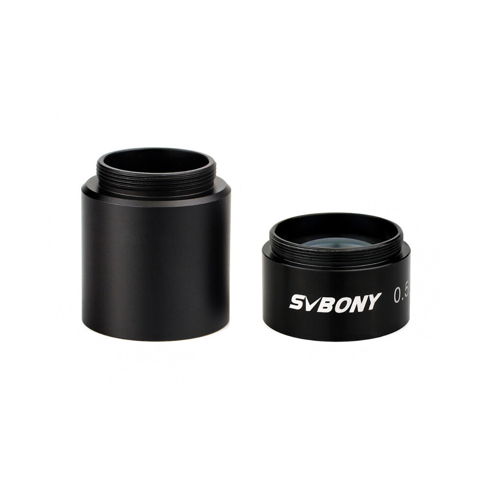(C-Mount 0.5 X) Telescope 0.5X Focal Reducer +Telescope 1.25" C Mount Adapter Coated For Telescope Astrophotography Green 9438795335693