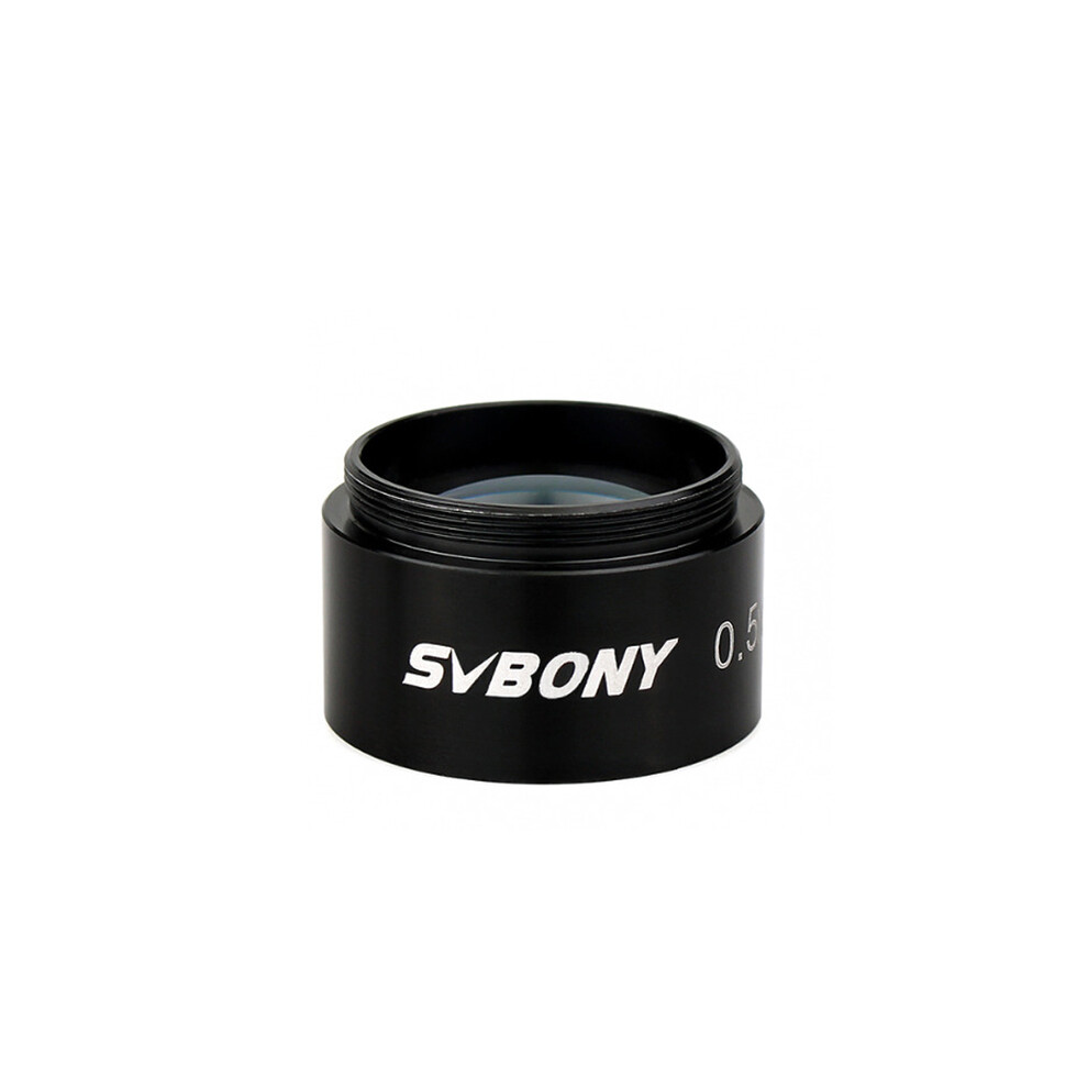 (0.5 X Focal Reducer) Telescope 0.5X Focal Reducer +Telescope 1.25" C Mount Adapter Coated For Telescope Astrophotography Green 9438795335686