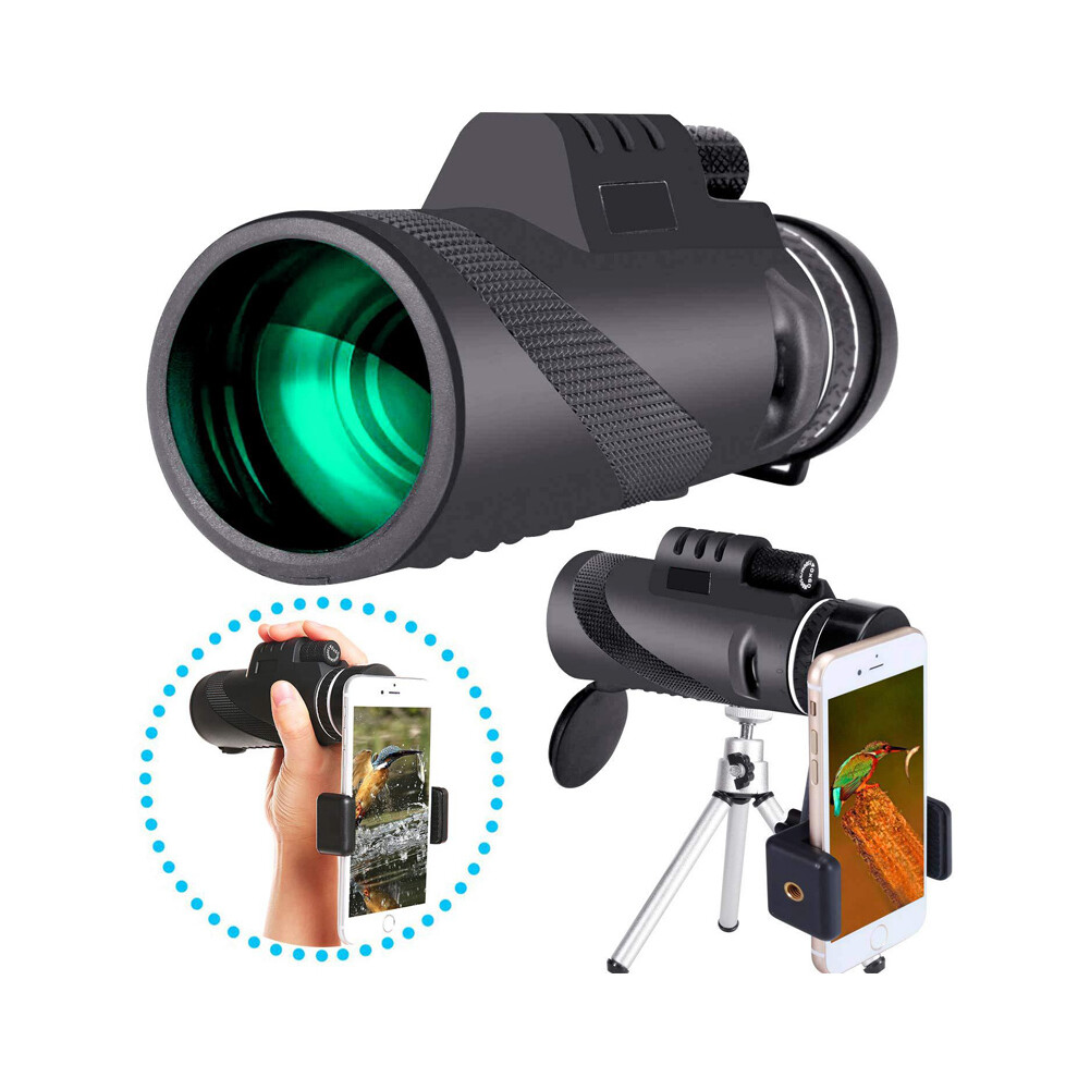 High Definition Monocular Telescope 40X60 Long Range 1000M Military Zoom Hunting Optics Scope Professional Mobile Phone Monocle 9438795339752