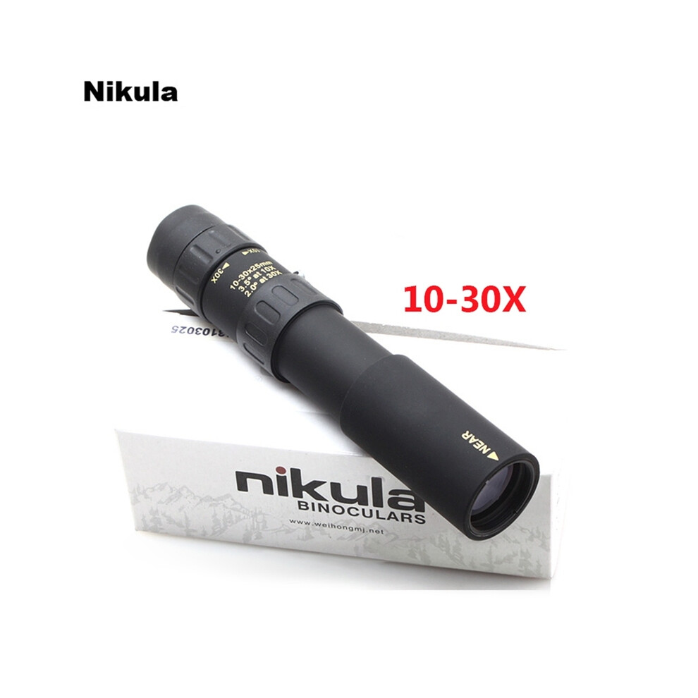 Original Binoculars 10-30X25 Zoom Monocular High Quality Telescope Pocket Binoculo Hunting Optical Prism Scope No Tripod 9438795335778