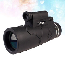 (Black) 50x60 Telescope 50X Magnification Night Vision Optic Lens Spotting Scope for Hiking