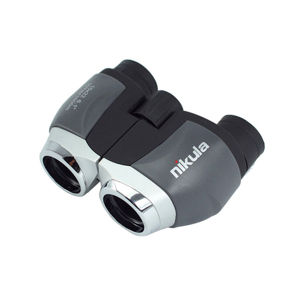 (Gray) Genuine Telescope 10X22 Hd Binoculars Fun Sports Game Concert Telescopio Spotting Scope Mini For Fishing Portable Outdoor Gray 9438795335334
