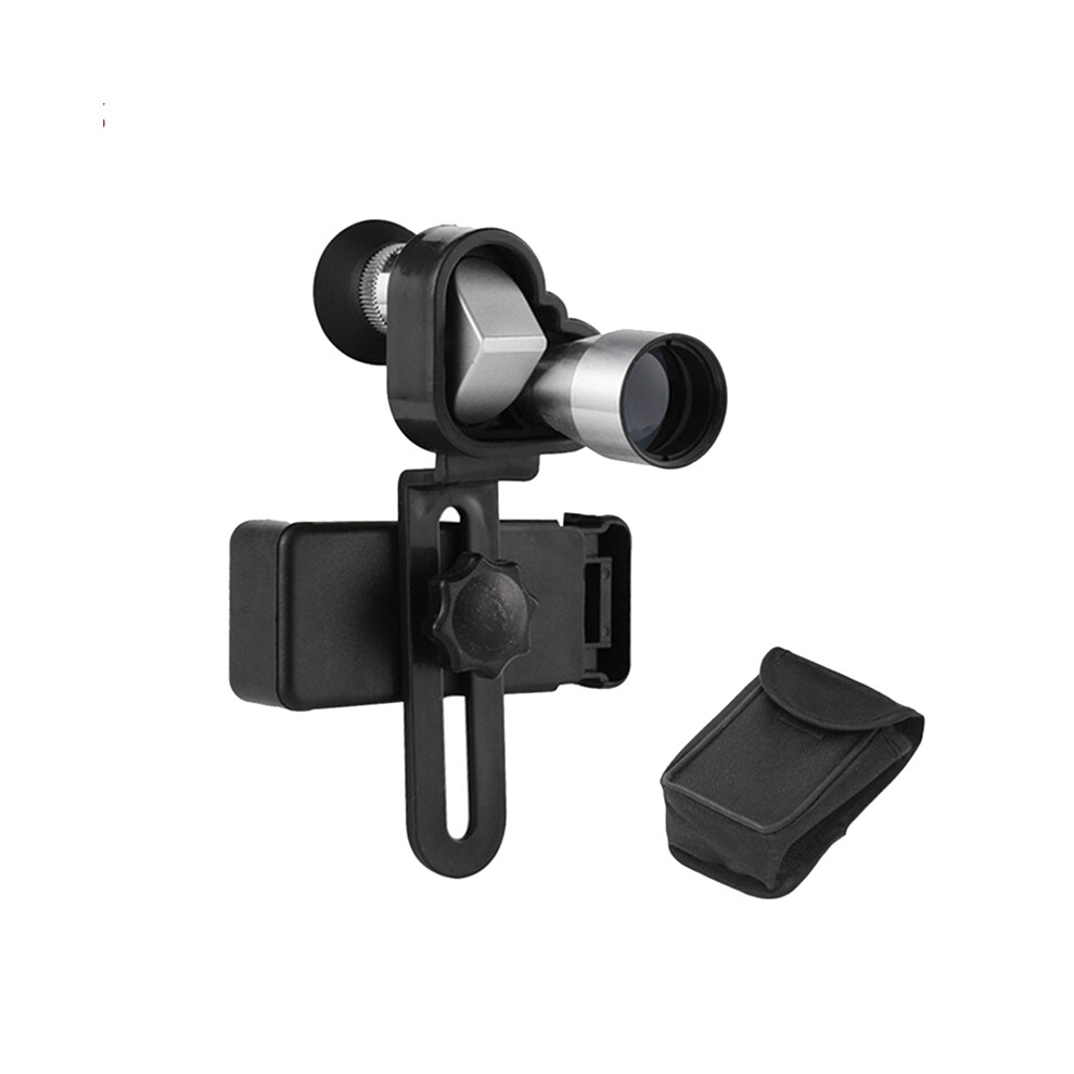 (Silver) 8X20 Hd Mini Pocket Zoom Monocular Outdoor Portable Telescope For Hunting Camping Mountaineering Hike Birdwatching Silver 9438795359729