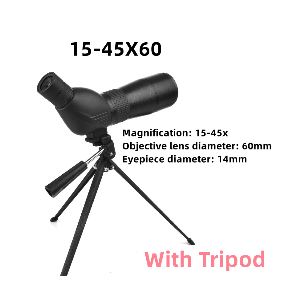 (A With Tripod) New 60/70Mm Spotting Scope High Powered Monoculars Telescope Target Binoculars Astronomic Profesional Telescópio Spyglass Scope 9438795359484