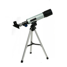 (sliver) F36050M Astronomical Telescope With Portable Tripod Monocular Zoom Telescope Spotting Scope for Watching Moon Stars Bird